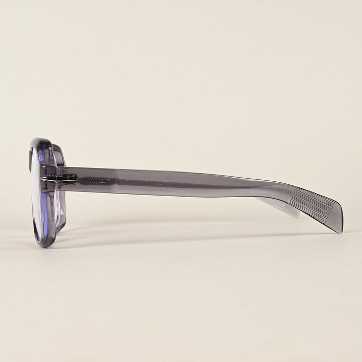 Voyage Transparent Light purple Square Eyeglasses for Men & Women - MG4995-C4
