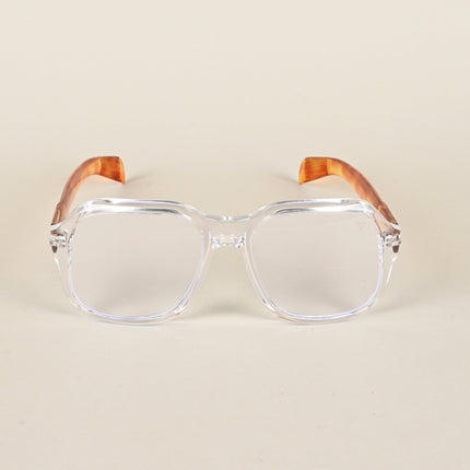 Voyage Transparent Square Eyeglasses for Men & Women - MG4996-C5