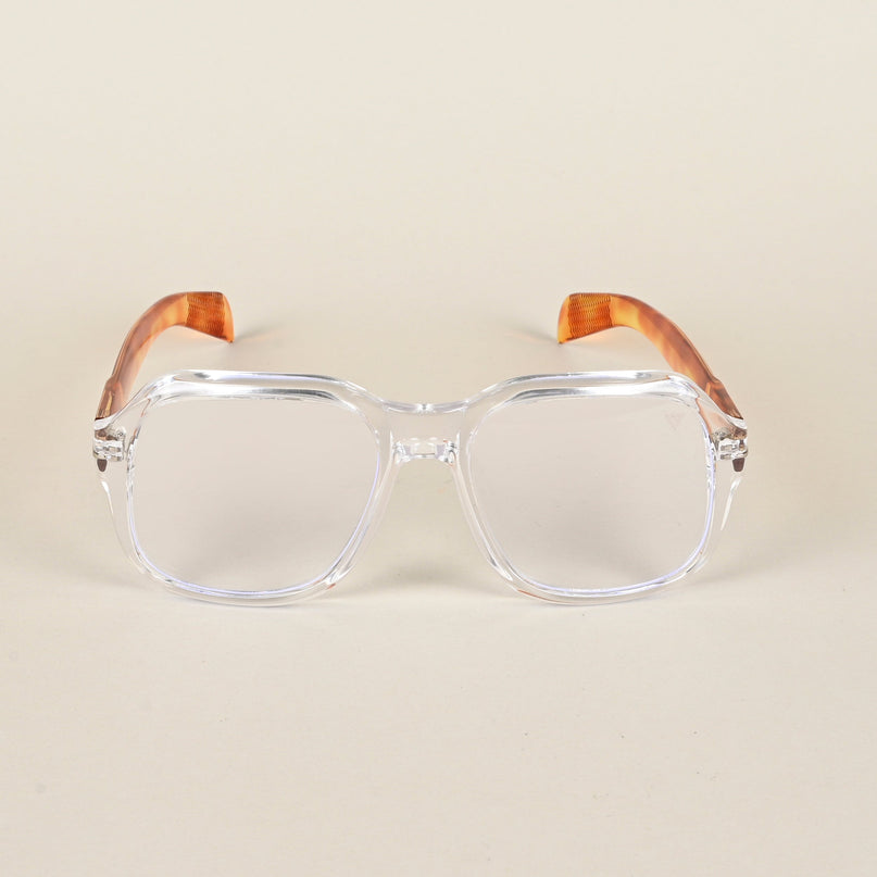 Voyage Transparent Square Eyeglasses for Men & Women - MG4996-C5