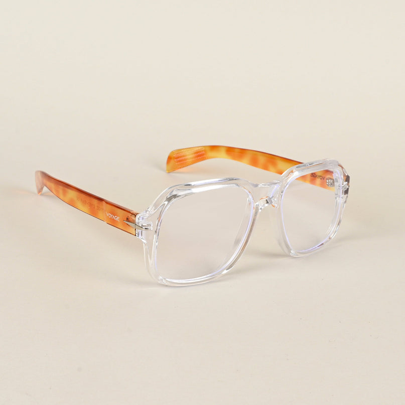 Voyage Transparent Square Eyeglasses for Men & Women - MG4996-C5