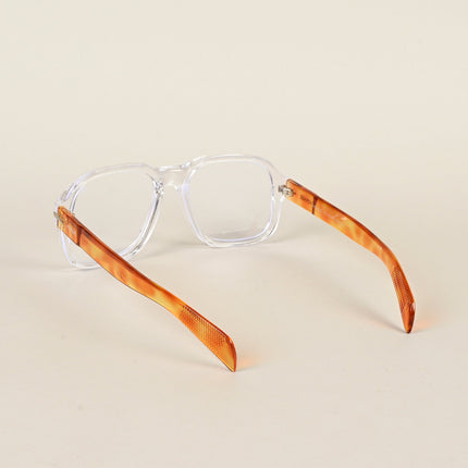 Voyage Transparent Square Eyeglasses for Men & Women - MG4996-C5