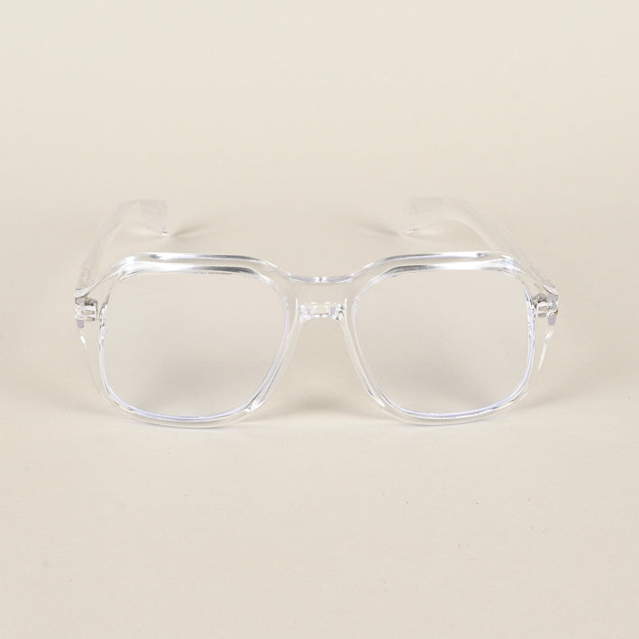 Voyage Transparent Square Eyeglasses for Men & Women - MG4993-C2