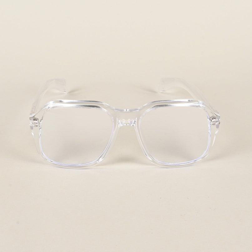 Voyage Transparent Square Eyeglasses for Men & Women - MG4993-C2