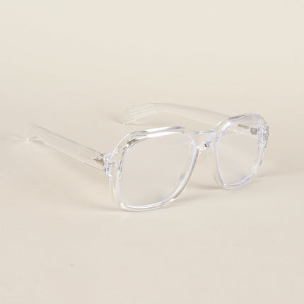 Voyage Transparent Square Eyeglasses for Men & Women - MG4993-C2