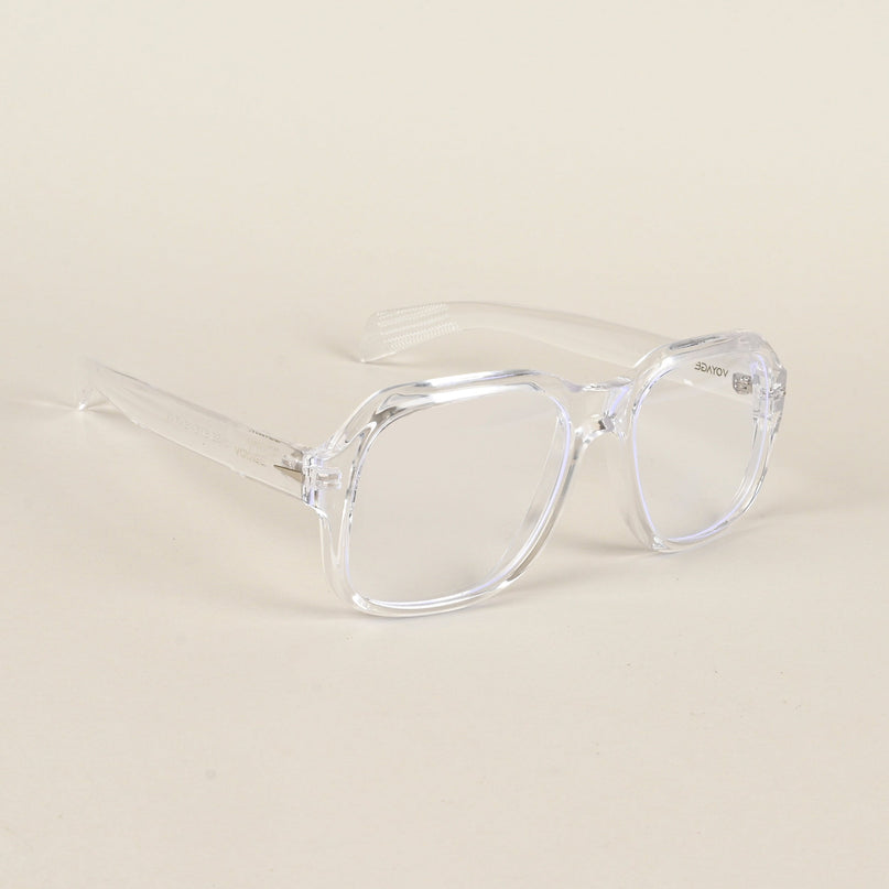 Voyage Transparent Square Eyeglasses for Men & Women - MG4993-C2