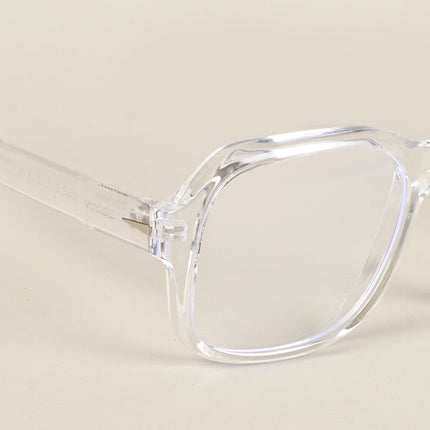Voyage Transparent Square Eyeglasses for Men & Women - MG4993-C2