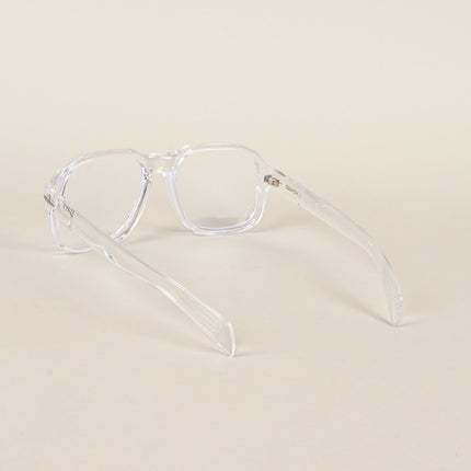 Voyage Transparent Square Eyeglasses for Men & Women - MG4993-C2
