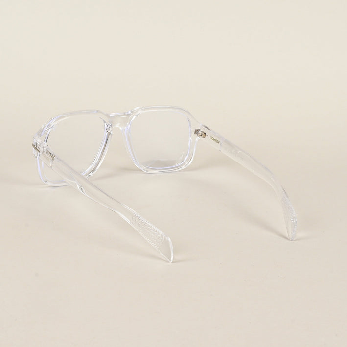 Voyage Transparent Square Eyeglasses for Men & Women - MG4993-C2