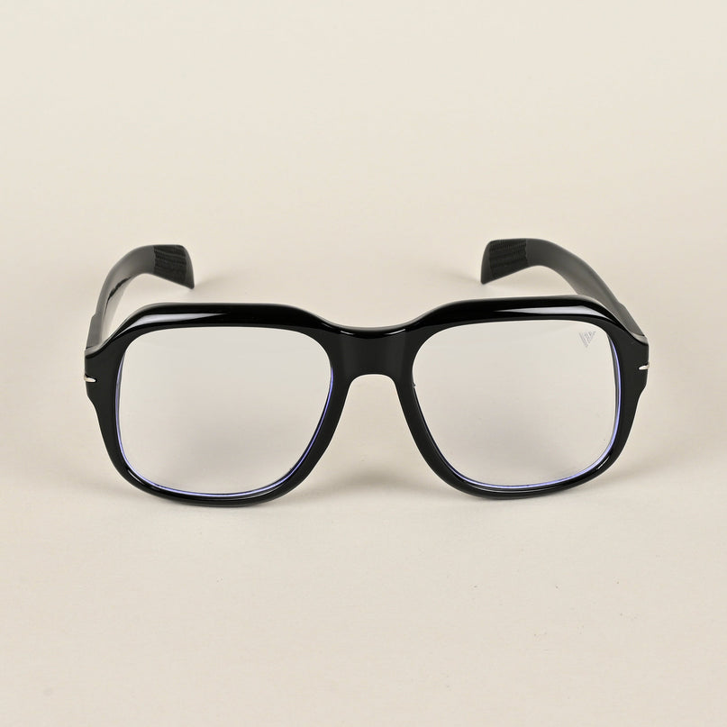 Voyage Shine Black Square Eyeglasses for Men & Women - MG4992-C1