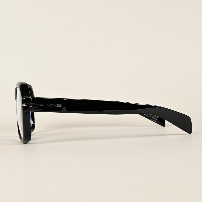 Voyage Shine Black Square Eyeglasses for Men & Women - MG4992-C1