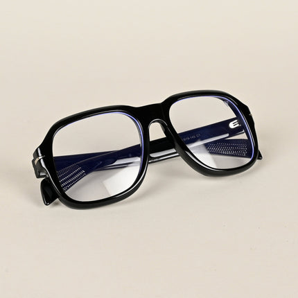 Voyage Shine Black Square Eyeglasses for Men & Women - MG4992-C1