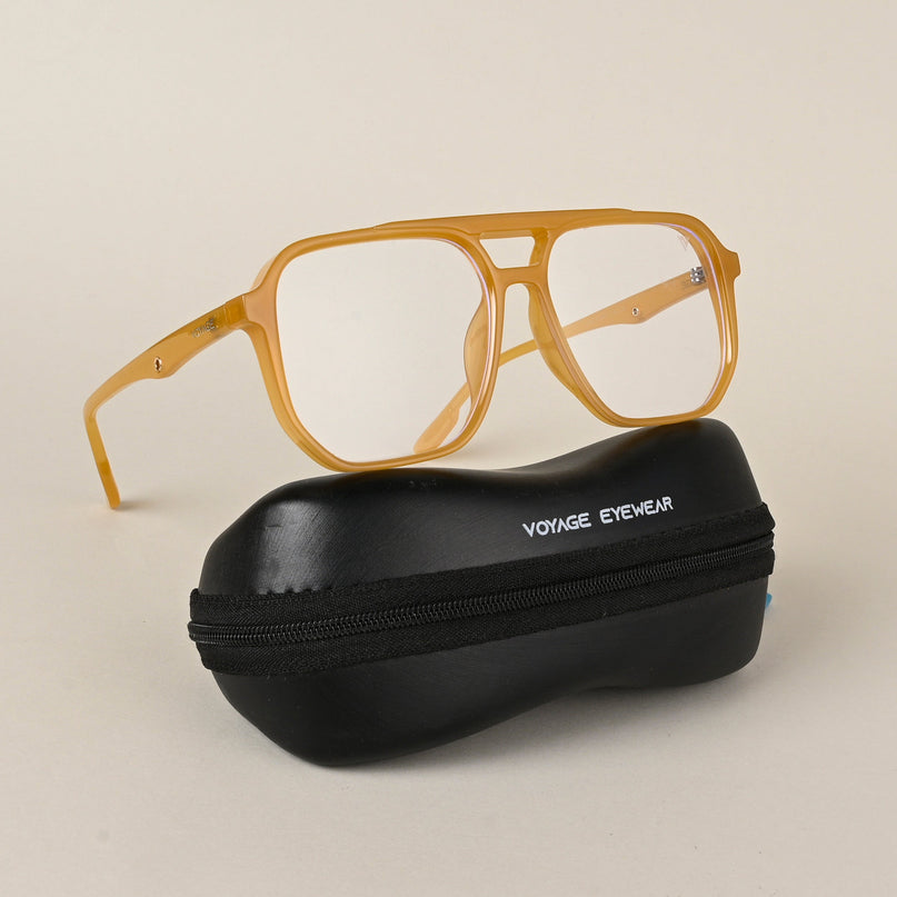 Voyage Maverick Orange Wayfarer Eyeglasses for Men & Women - MG5006-C4