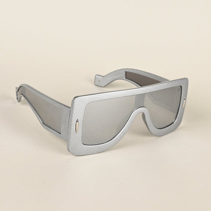 Wayfarer Sunglasses (Grey Lens | Silver Frame - MG4972)