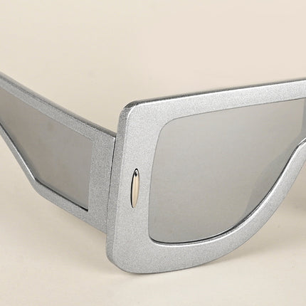 Wayfarer Sunglasses (Grey Lens | Silver Frame - MG4972)