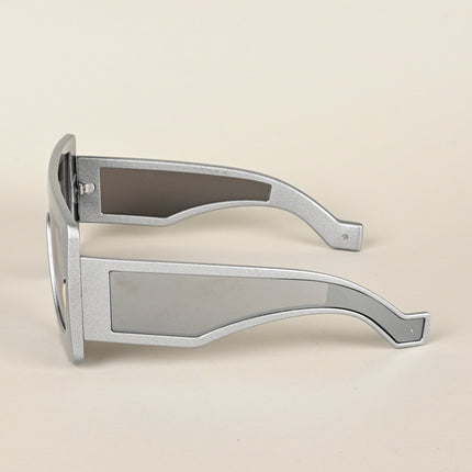 Wayfarer Sunglasses (Grey Lens | Silver Frame - MG4972)