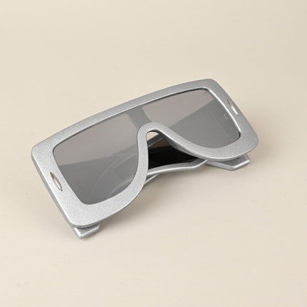 Wayfarer Sunglasses (Grey Lens | Silver Frame - MG4972)