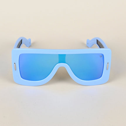 Wayfarer Sunglasses (Sky Blue Lens | Sky Blue Frame - MG4974)