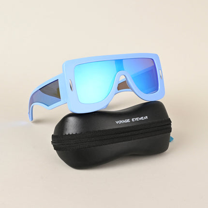 Wayfarer Sunglasses (Sky Blue Lens | Sky Blue Frame - MG4974)