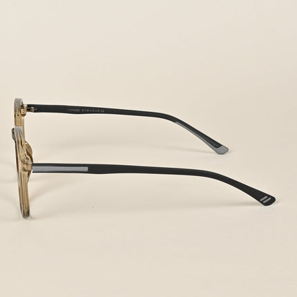 Voyage Brown Over Size Eyeglasses for Men & Women - MG3996