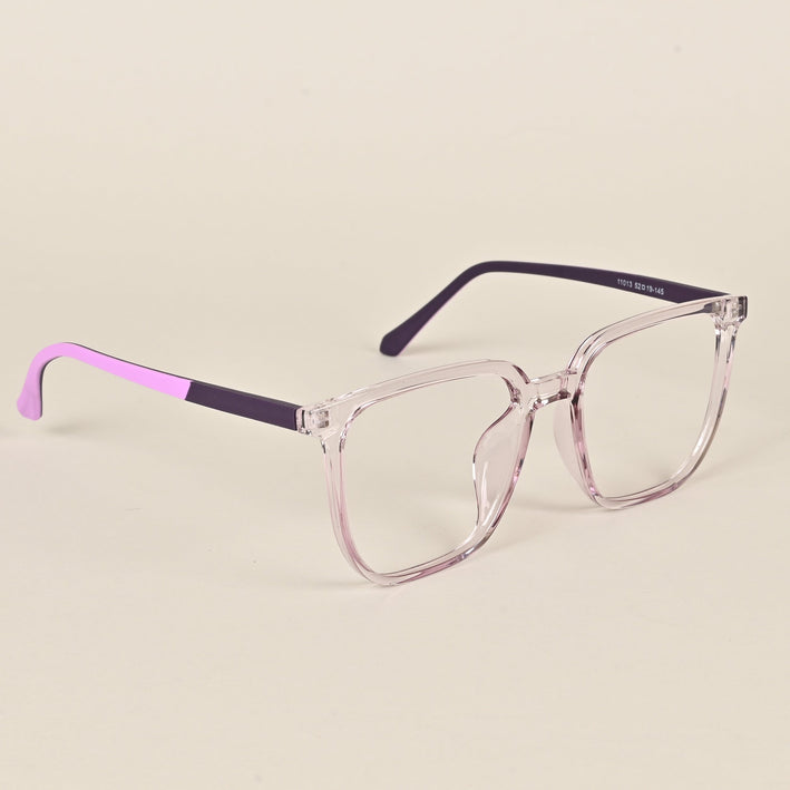 Voyage Light Purple Square Eyeglasses for Men & Women - MG4001