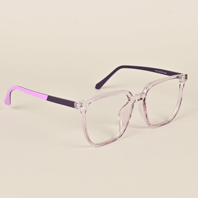 Voyage Light Purple Square Eyeglasses for Men & Women - MG4001