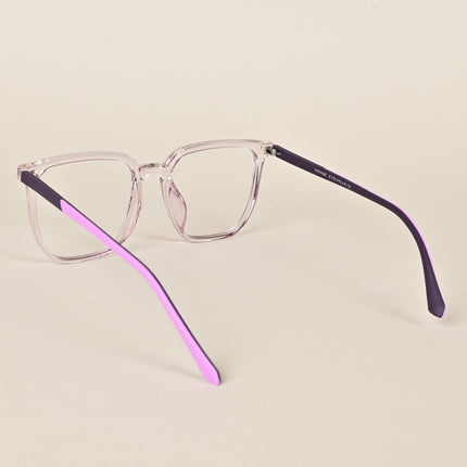 Voyage Light Purple Square Eyeglasses for Men & Women - MG4001