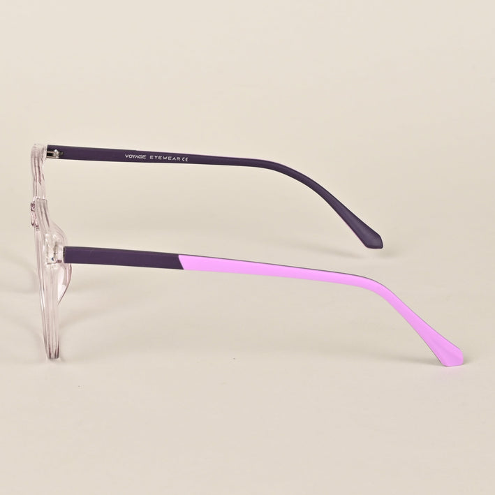 Voyage Light Purple Square Eyeglasses for Men & Women - MG4001