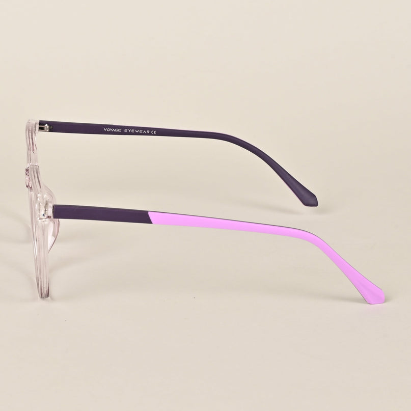 Voyage Light Purple Square Eyeglasses for Men & Women - MG4001