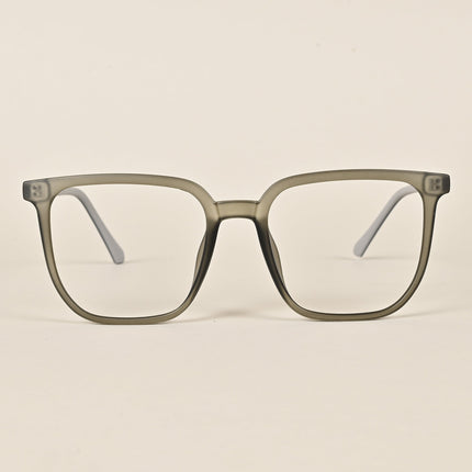 Voyage Olive Green Square Eyeglasses for Men & Women - MG4000