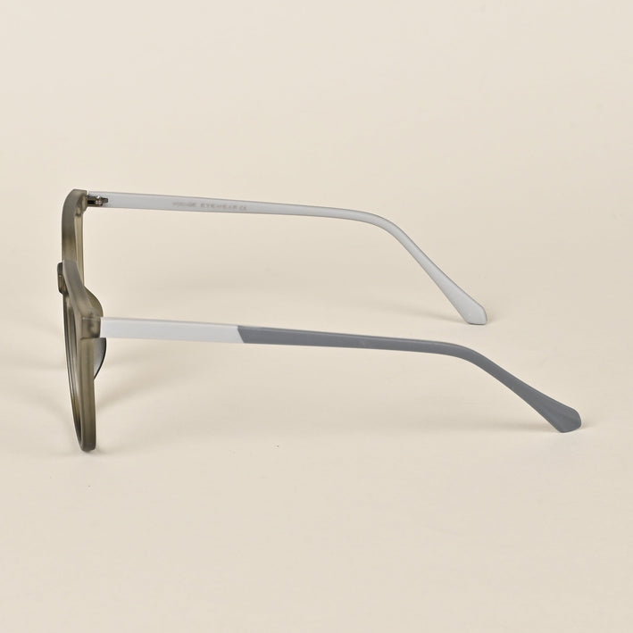 Voyage Olive Green Square Eyeglasses for Men & Women - MG4000