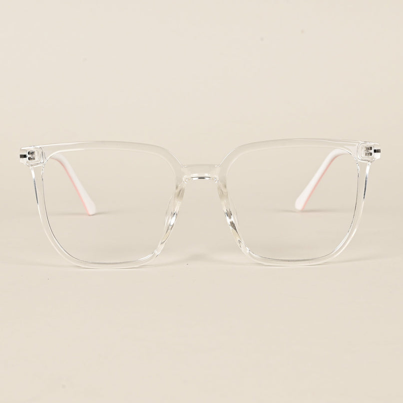 Voyage Transparent Square Eyeglasses for Men & Women - MG3999