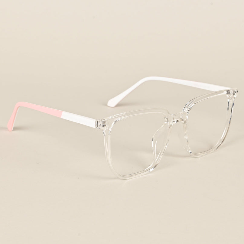 Voyage Transparent Square Eyeglasses for Men & Women - MG3999