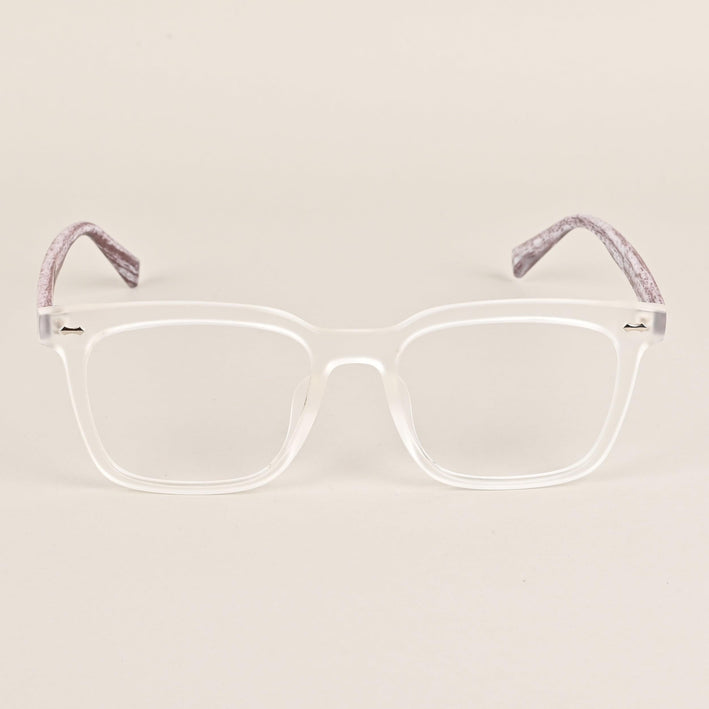 Voyage Clear Square Eyeglasses for Men & Women - MG3859
