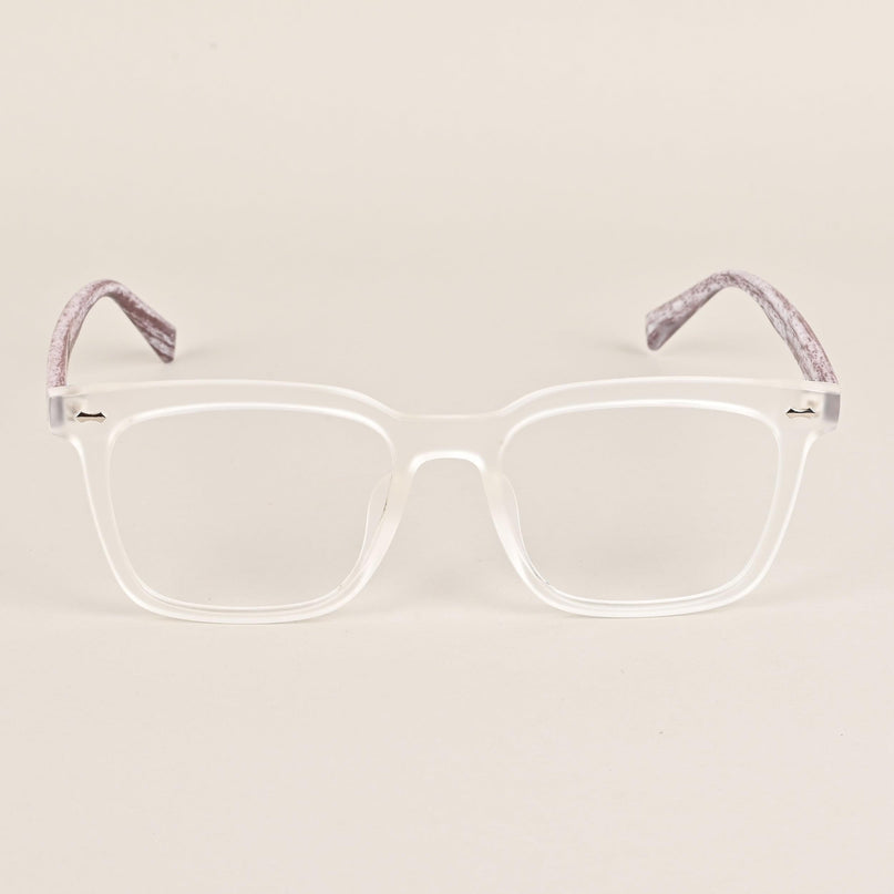 Voyage Clear Square Eyeglasses for Men & Women - MG3859