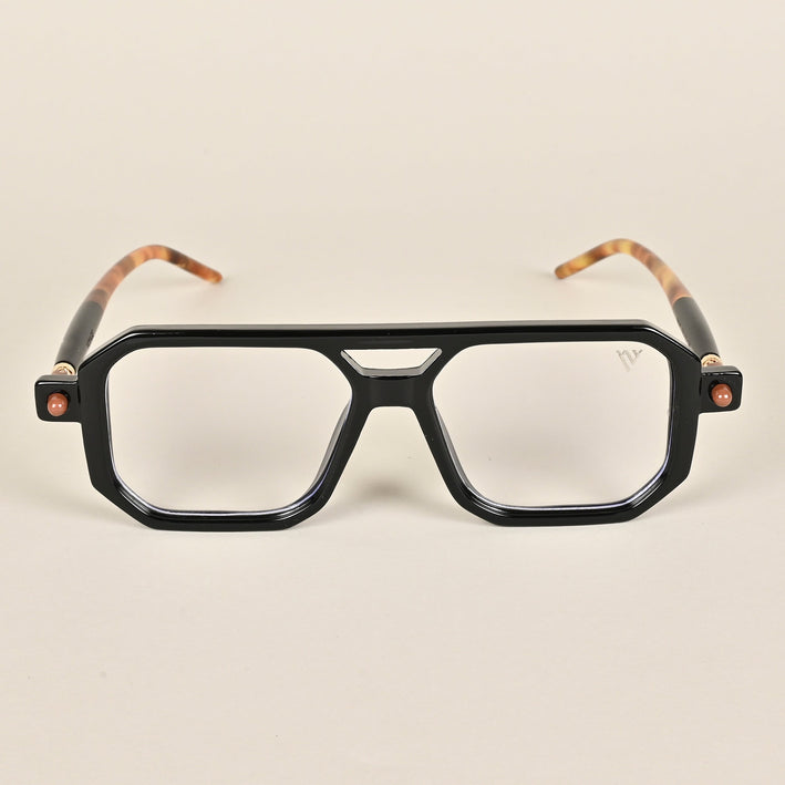 Voyage Black Wayfarer Eyeglasses - MGA2