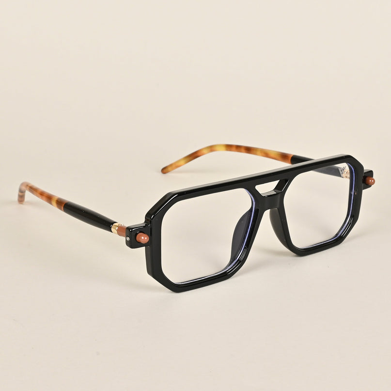Voyage Black Wayfarer Eyeglasses - MGA2