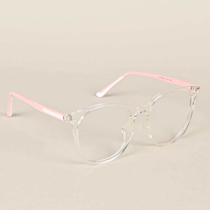 Voyage Transparent Round Eyeglasses for Men & Women - MG4004