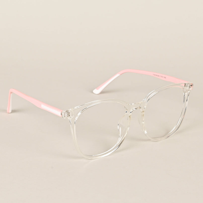 Voyage Transparent Round Eyeglasses for Men & Women - MG4004