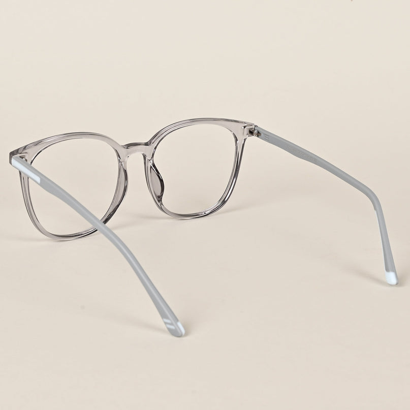 Voyage Grey Round Eyeglasses for Men & Women - MG4003