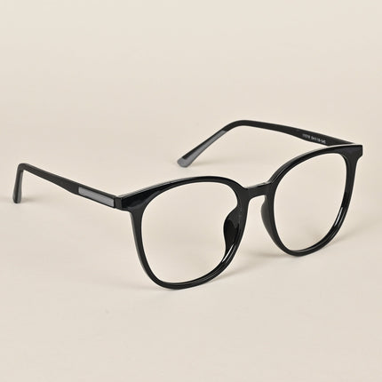 Voyage Black Round Eyeglasses for Men & Women - MG4002