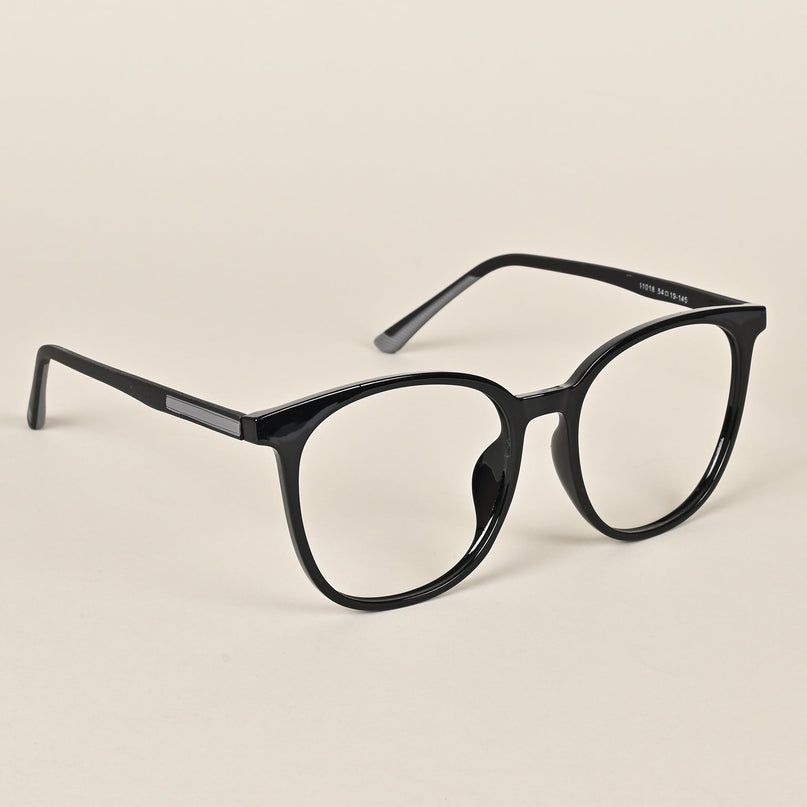 Voyage Black Round Eyeglasses for Men & Women - MG4002