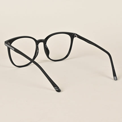 Voyage Black Round Eyeglasses for Men & Women - MG4002