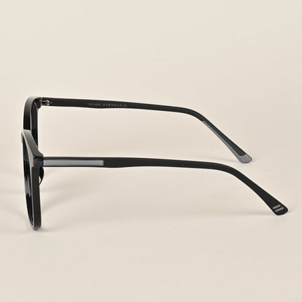 Voyage Black Round Eyeglasses for Men & Women - MG4002