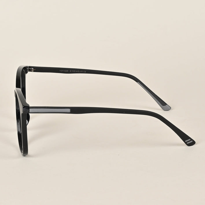 Voyage Black Round Eyeglasses for Men & Women - MG4002