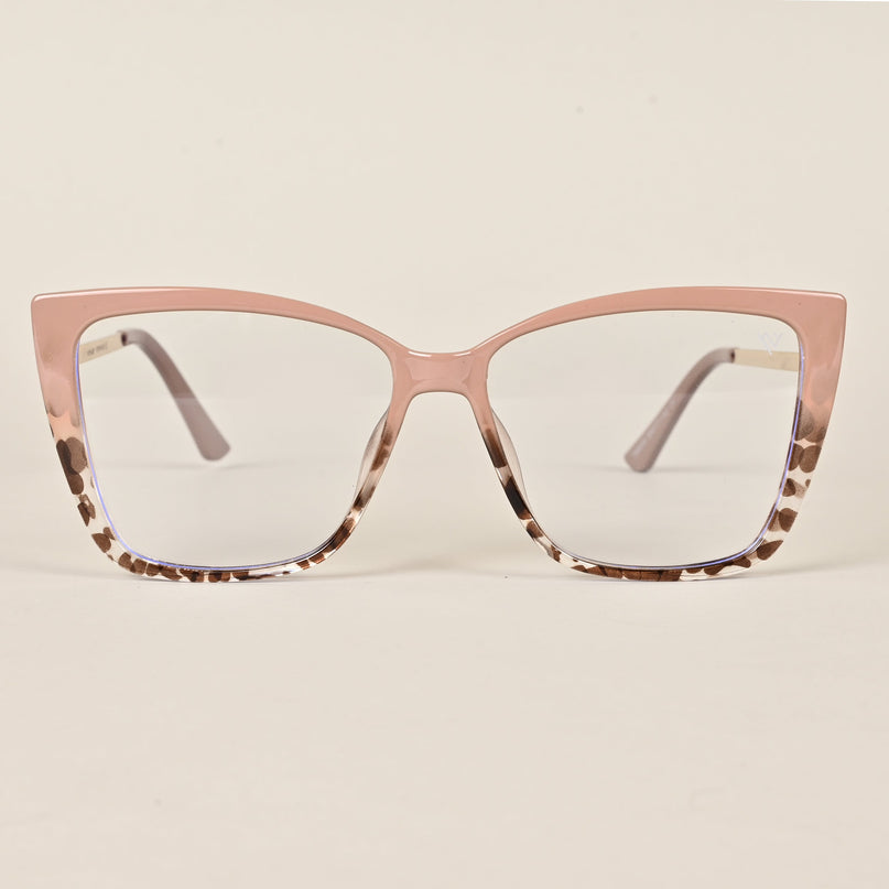 Voyage Brown Cateye Eyeglasses for Women (TR5046MG4013)