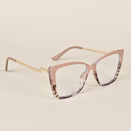Voyage Brown Cateye Eyeglasses for Women - MG4013
