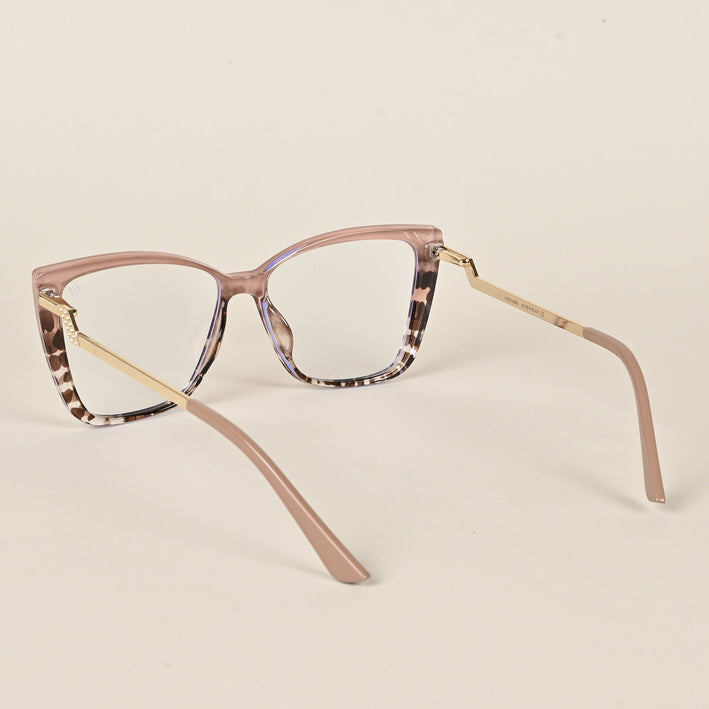 Voyage Brown Cateye Eyeglasses for Women - MG4013