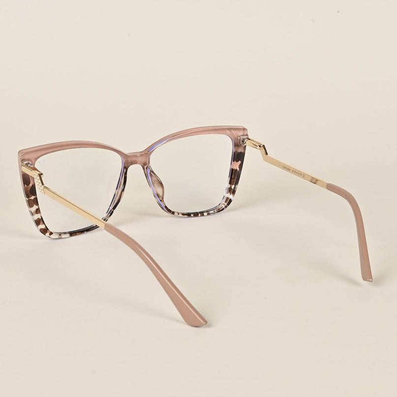 Voyage Brown Cateye Eyeglasses for Women - MG4013