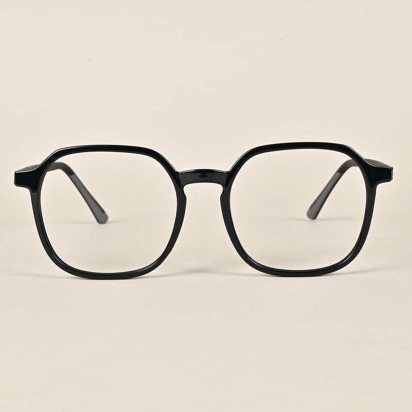 Voyage Black Over Size Eyeglasses for Men & Women (11008MG3993)