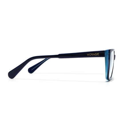 Voyage Glaze Blue Cateye Acetate Eyeglasses for Women (FPK26001FMG8080)